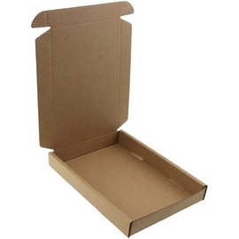 C6 Large Letter Brown PIP Postal Box, 163 x 112 x 20mm (6.4" x 4.4" x 0.8") (Pack of 500)