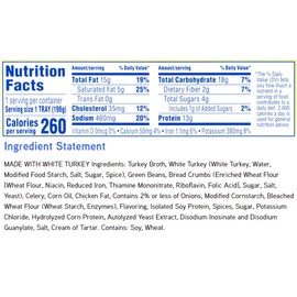 Thick and Easy Purees 7 oz. Bowl Turkey with Stuffing, Green Beans (ENGO60749)