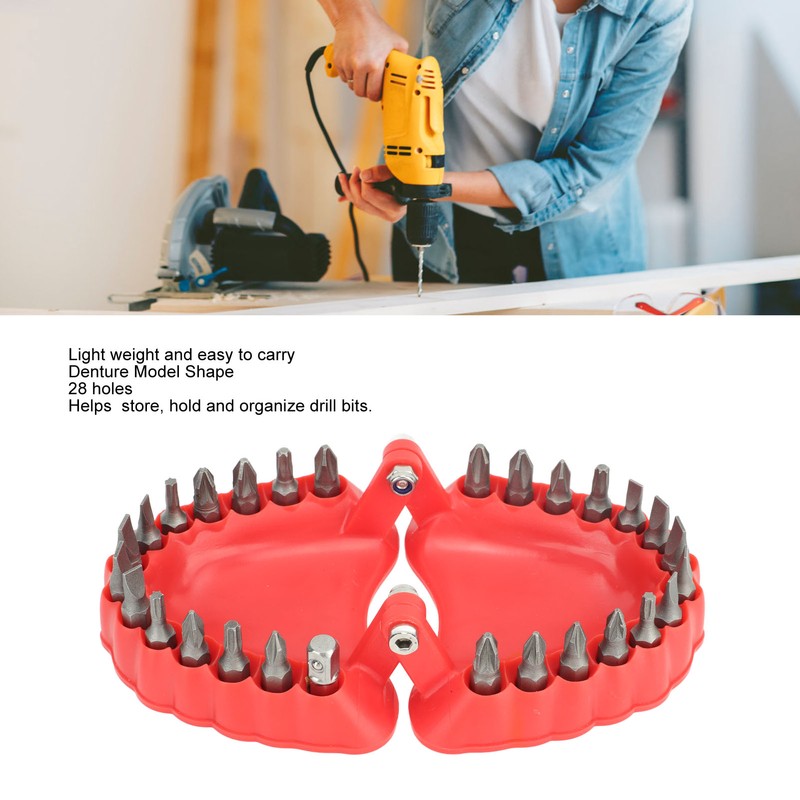 Denture Drill Bit Holder Denture Screwdriver Organizer 3D Sculpture Desk