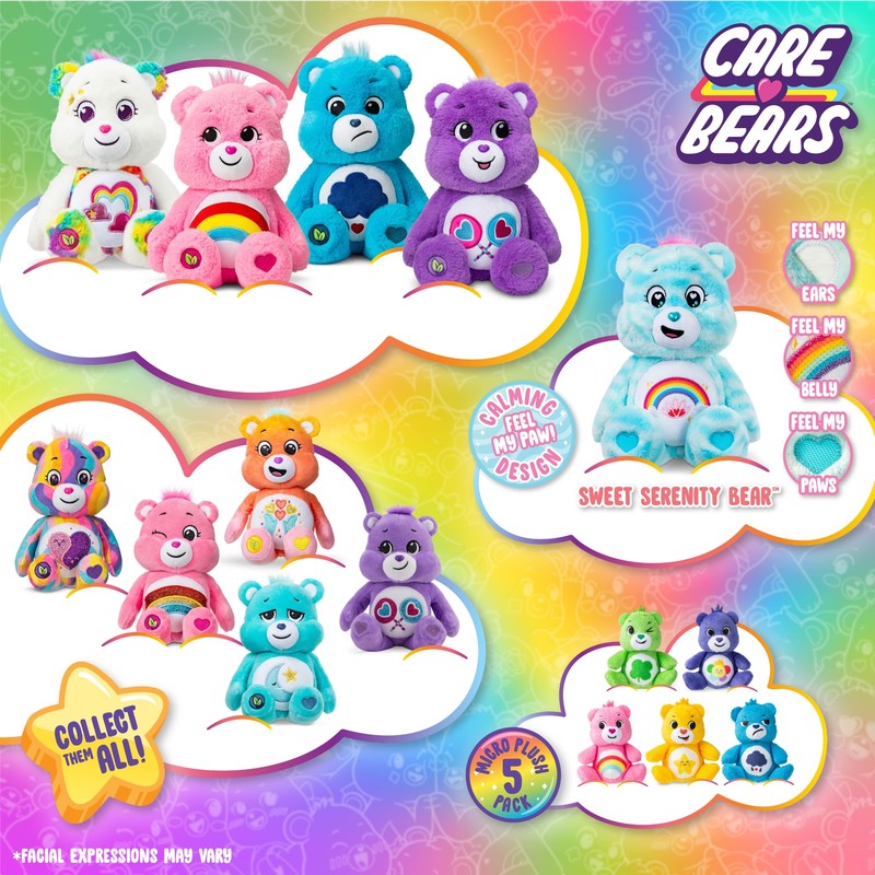 Care Bears 14" Share Bear Plushie - Medium Size -