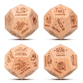 Weihnachtsstrumpffüller für Damen, Herren, Erwachsene, für Damen und Herren, zum Jahrestag, Holzentscheidungswürfel, Geschenke für Paare, weißer Elefant, Valentinstag, für ihn, Freundin, Freund,