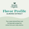 Simply Organic Almond Extract, 4 Ounce Glass Jar, Warm Sugar-free