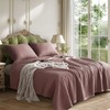 KASENTEX Purple Mauve Twin Size Quilt Bedding Set with Pillow-Shams,