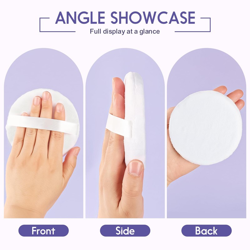 WSYUB Powder Puff, 4.33’’ Powder Puff for Body Powder,Large Body