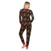 Tipsy Elves Black Cookie Cutter Pajama Set for Women Size