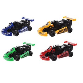 UMKYTOYS 4 Go Karts Car Boys Toys Party Bag Fillers