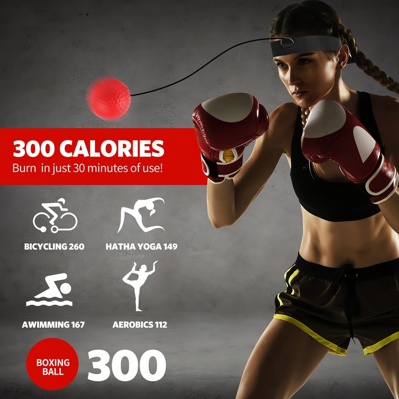 MHYS Boxing Reflex Ball, Training 4 difficulty levels Ball with