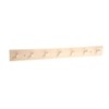 Iris Hantverk Birch Wood Wall Rack with 7 Hooks