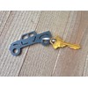 steel keychain for jeep gladiator owners, backpack charm, zipper pull