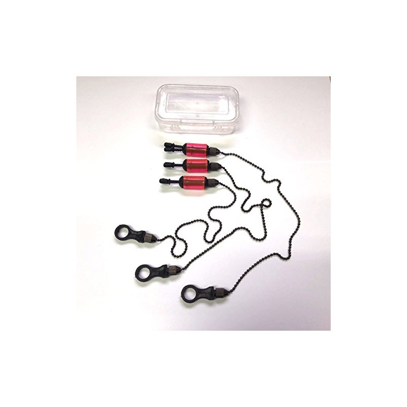 3 x Carp Coarse Fishing Chain Bite Alarm Bobbings Swingers