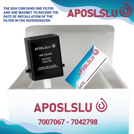 Subzero Air Purification Cartridge 7007067-Air Filter Replacement For Refrigerator Sub-Zero. APOSLSLU 7007076 Air Filter (1 pack)