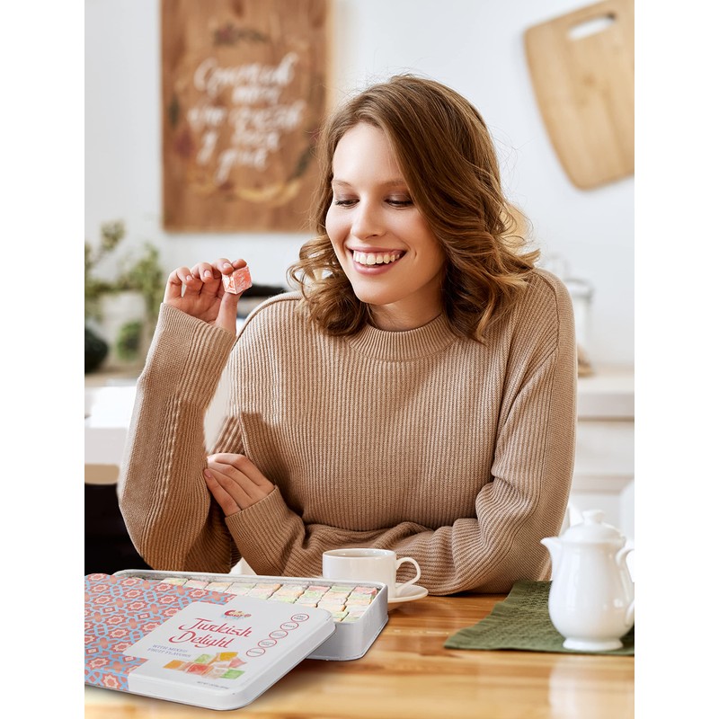 Sarah's Candy Factory, Turkish Delight with Assorted Fruit Flavors (30