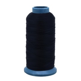 Mandala Crafts Bonded Nylon Thread Dark Blue Heavy Duty Sewing Threads - 1500 YDs Size 69 210D T70 Tex 70 Thread for Leather Jeans Weaving Outdoor Marine Upholstery Threads