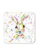 Coaster Hare Bunny Rabbit Wildlife Black white Animals Coasters Watercolour