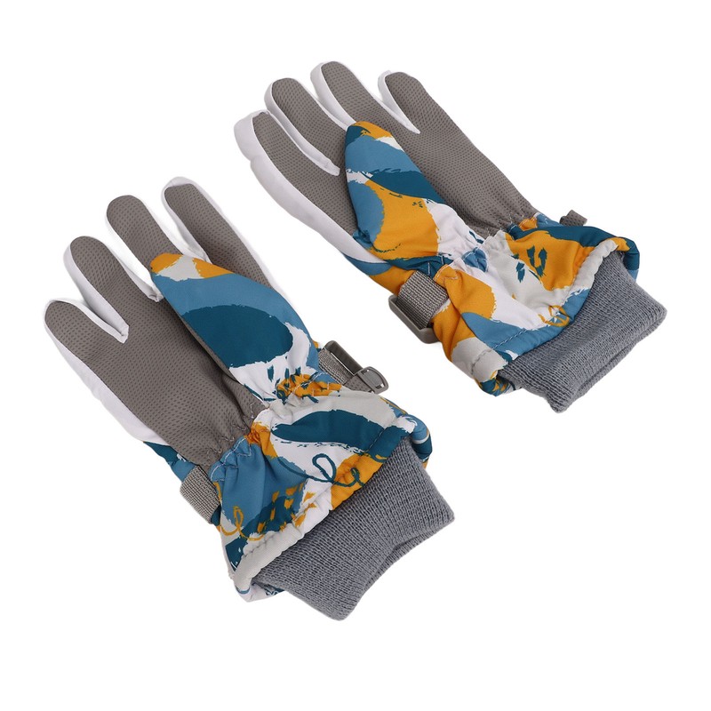1 Pair Children Warm Gloves Windproof Waterproof Thicken for Winter