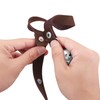 CATHYLIFE Leather Dog Doorbells for Door Knob/Potty Training/Go Outside, Length