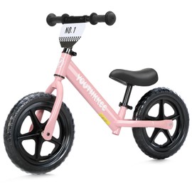 Youthkkee Toddler Balance Bike 2 Year Old, Age 24 Months to 5 Years Old, 12 Inch Toddler Bicycle Quick Assemble, Steady Balancing, Lightweight Bike for 2-3 Boys Girls