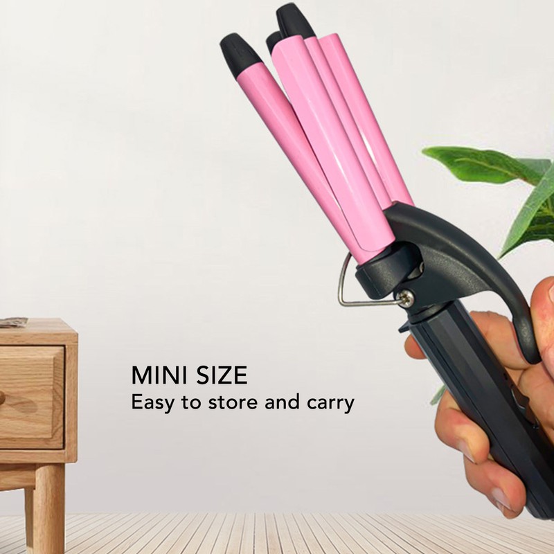 3 Barrel Curling Iron Wand Constant Temp 60S Fast Heating