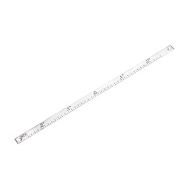 uxcell Center Finding Ruler 2-inch Table Sticky Adhesive Tape Measure, Aluminum Track Ruler with Holes, (from the Middle).