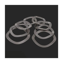 CREAP 304 Stainless Steel Three Wave Washers Spring Washer M3 M4 M5 M6 M8 M10 M12-M41(20pcs,M4x8x0.3)