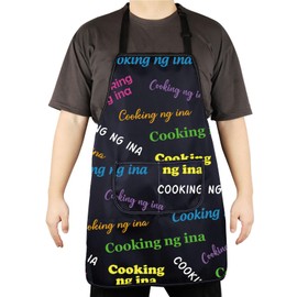 CENWA Funny Philippines Filipino Cooking ng Ina Apron Filipino Mothers Day Gift Birthday Retirement Unique Gift (cooking ng apron)