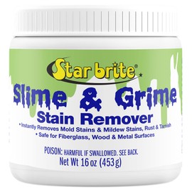 STAR BRITE Slime & Grime Stain Remover - Concentrate Makes 5 Gallons - Remove Tarnish, Rust & Tough Slimy Grimy Stains on Fiberglass, Metal, Wood, Cement, Tile, Decks & More (094816)