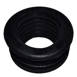 63mm x 40mm Rubber Soil Pipe Boss - Pack of 2