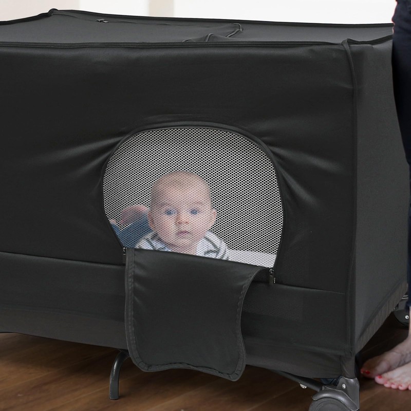 BROLEX Pack N Play - Funda opaca elástica, transpirable, color