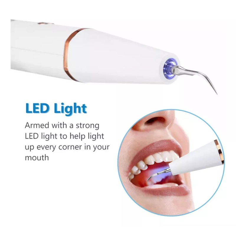 Hikvison Limpiador Dental Eléctrico Para Blanqueamiento Dental