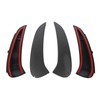 Pair of Rear Bumper Side Vent Spoiler Trim Left Right