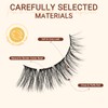 QUEWEL Lash Clusters Kit 8 Pairs Eyelash Clusters Natural Look,