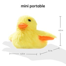 Petgravity Flapping Wings Duck Cat Toys Animal Sound Interactive Squeaking Catnip Toys for Cats with Real Chirping Duck Sound Fun Kitty Kitten Catnip Toys for Cat Exercise Plush Duck