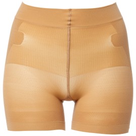Gunze HCF120 Women's Shapewear Bottoms, Haku Care, Pelvic Support, Half Length, beige (natural beige)