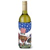 Caroline's Treasures PPP3088LITERK Dachshund USA Wine Bottle Hugger Bottle Cooler