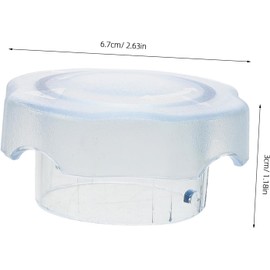 Universal Fit Accessory for Vitamix 64oz Low-Profile Container Lid Plug Replacement - Leak-Proof Cap for 7500/Pro 750/300 Series Blenders