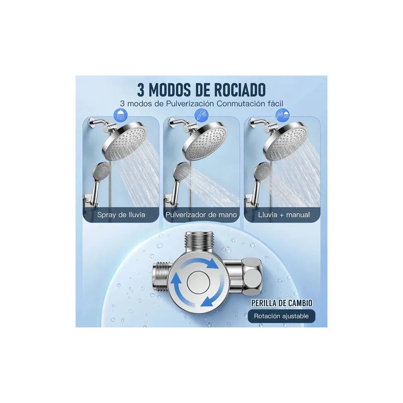 Juego De Cabezal De Ducha De Baño De 6 Piezas