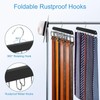 DIRXVMC Belt Holders Belt Storage with 14 Hooks Belt Hanger