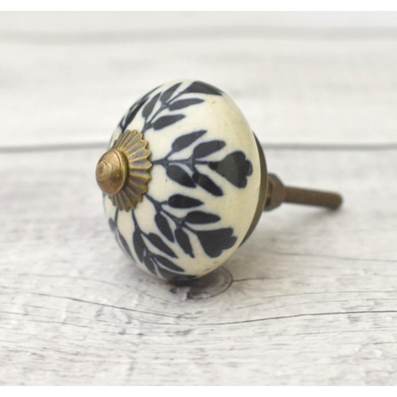 ARTISNO Ceramic Knobs for Cabinets - Set of 10 Decorative