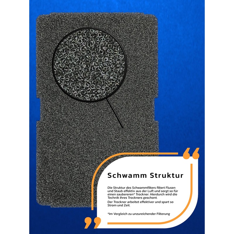 Premium Sponge Filter Mat Dryer Fine / Coarse for Beko