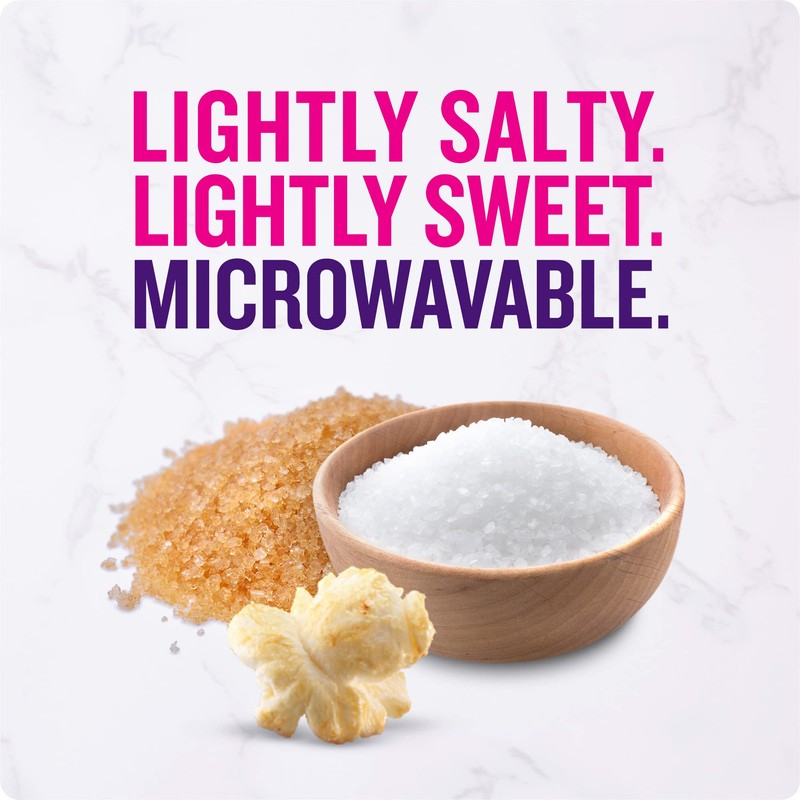 Angie's BOOMCHICKAPOP Lightly Sweet Kettle Corn Microwave Popcorn, (6) 3.29