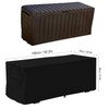 Waterproof Sturdy Covers Outdoor Deck Box Protective Cover Storage Benches