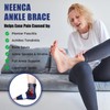 NEENCA Compression Sleeve,Foot Support,Relieves Achilles Tendonitis, Joint Pain.Grey Black M