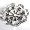 ZJchao 8x 40 mm Transparent Crystal Glass Knobs; handles for