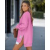 Women's Casual Hoodies Long Sleeve Solid Lightweight Pullover Tops Loose