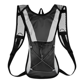 EZONEDEAL 2L Hydration Pack Backpack, Hydration Backpack Bicycle Bag, Cycling Biking Backpack, Water Bladder Bag Backpack, Sport Running Climbing Hiking, Hydration Vest Pack (Black, One Size)