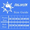 SoliVisk Nautical Signal Code Flag Men’s Leather Tab Belt with