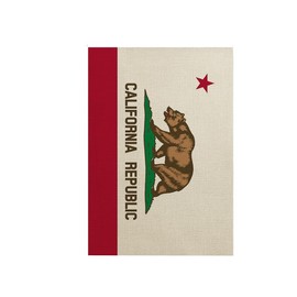 California State Garden Flag,Indoor Outdoor Decoration Flags,For Yard Outside 12 x 18 Inches,Double-Sided,DIY Celebration.