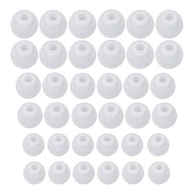 WEIESCIE 36 Stück Ersatz Silikon Ohrstöpsel, 3 Größen Kopfhörer Gummi Aufsätze Kopfhörer Stöpsel Silikon Ohrstöpsel Kopfhörer Kopfhörer Noise Isolation Ohrhörer Ersatzstöpsel