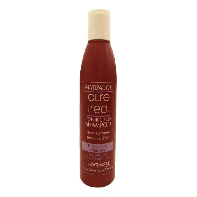 Loquay Shampoo Puré Red Matizador Cabello Teñido Rojo 250ml Loquay