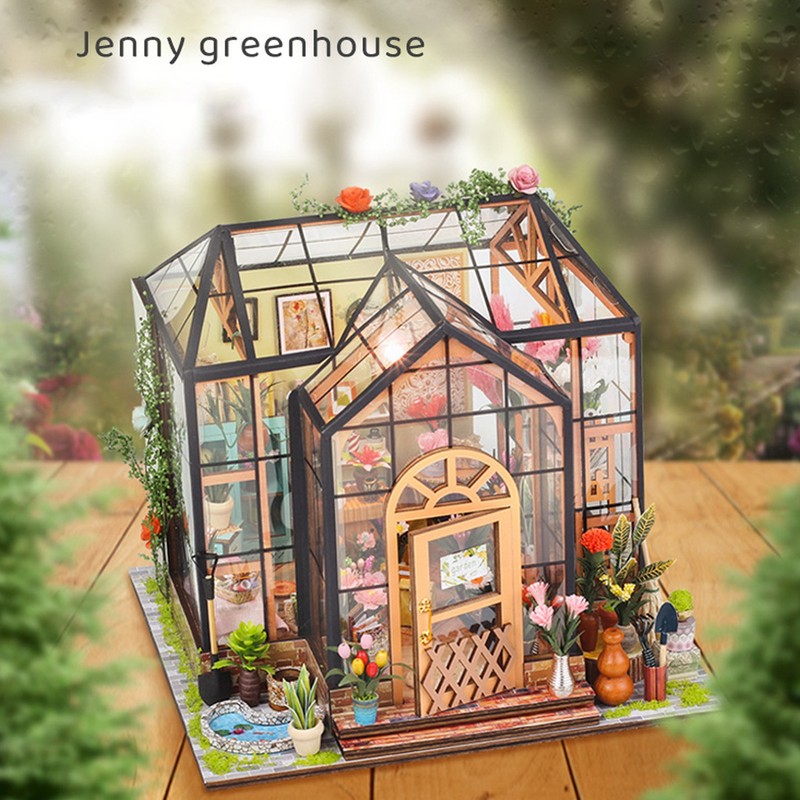 DIY Miniature Dollhouse Kit 1:24 Scale Dollhouse Puzzle Toy for